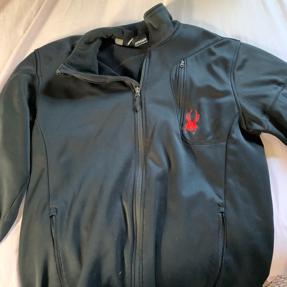 Black spyder coat